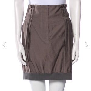 Brunello Cucinelli Elegant Gray Pencil Skirt